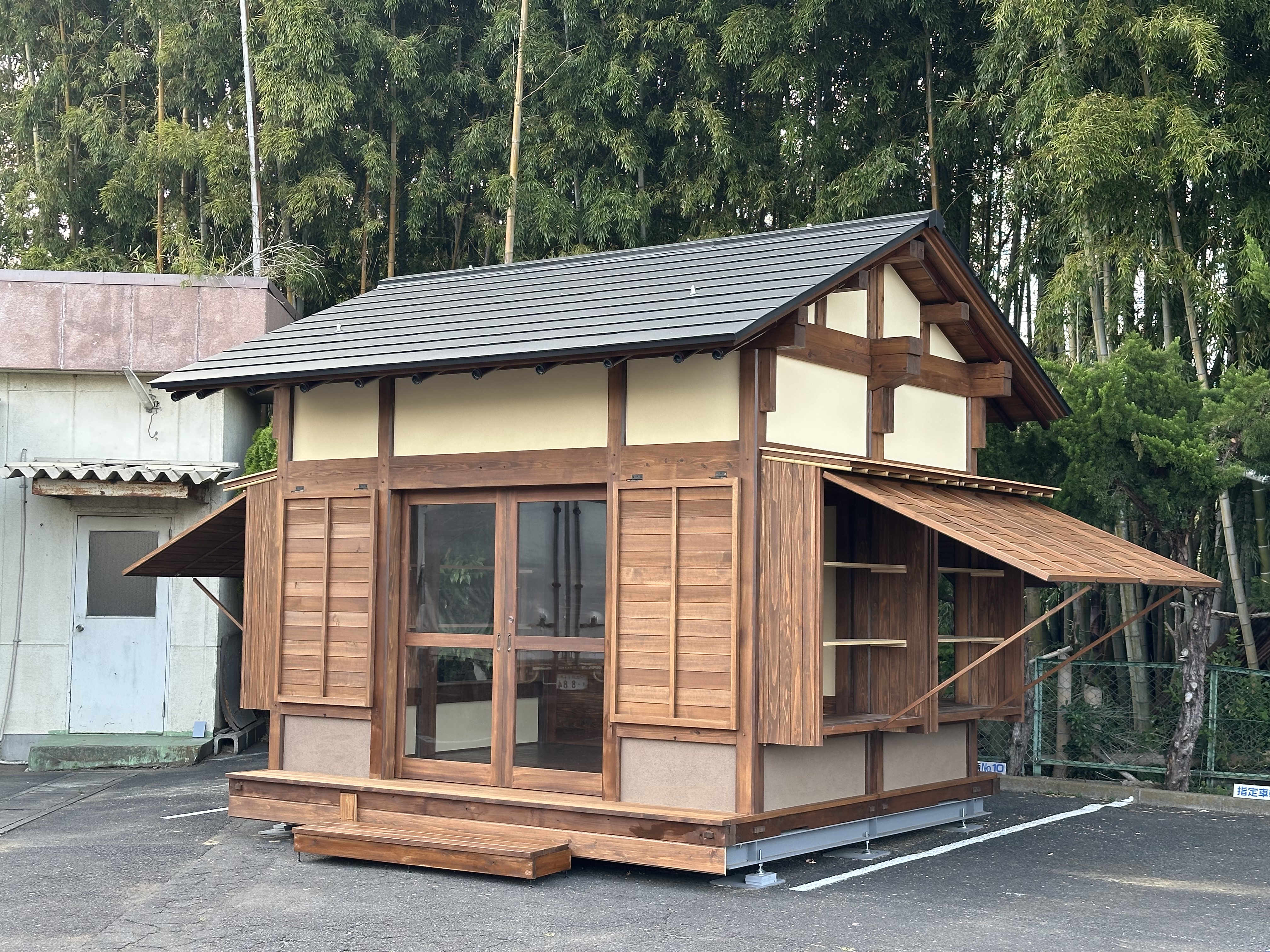 移動設置可能茶室